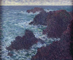 Die Felsen von Belle-Ile, die wilde Küste, 1886